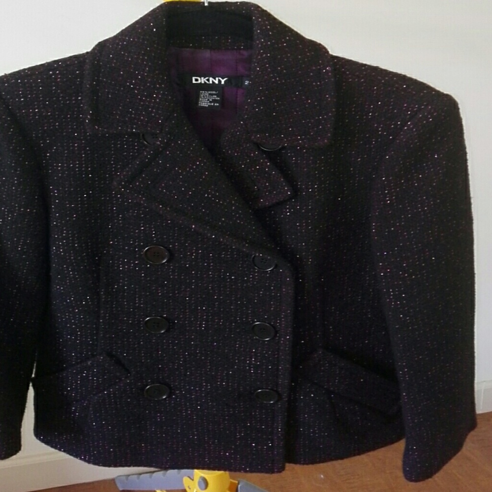 DKNY eggplant colored blazer